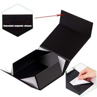31*20*10cm Plat Magnétique Pliable Papier Carton Cadeau Emballage Avec Ruban Adhésif Pack Boîte Petite Boîte De Papier Coulissante et Sac