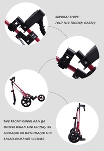 Hot New <b>Golf</b> Trolleys With Ball Wheels Lightly Pull to Join Push Cart for Smooth Driving on Any Terrain A003 <b>Golf</b> Trolley A003 - Product Image 5