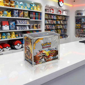 Boîte de présentation <span class=keywords><strong>en</strong></span> acrylique transparent de haute qualité pour boîte de boosters Pokémon, protection transparente pour boîte ETB Pokémon - Product Image 2