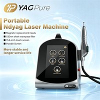 Perfectlaser - Machine à laser professionnelle portable Q-Switched Nd Yag à 4 longueurs d'onde pour le rajeunissement de la peau, salon de beauté, élimination des tatouages