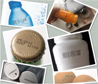 Imprimante Portable de codes à jet d'encre manuelle, pour étiquettes, codeur de matrice de points à jet d'encre continue, pour Tube en plastique en verre et en Carton