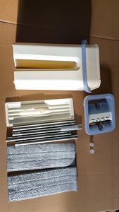 Chiffon de rechange pour balai serpillère robuste à gratter, à fixer sur support plat, avec essorage mains libres, pour poussière et nettoyage des cartons - Product Image 2