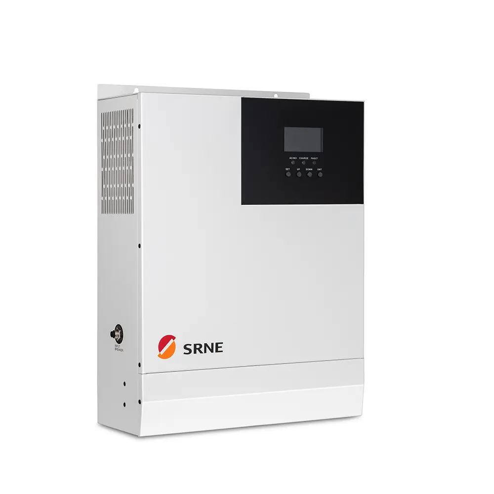 SRNE Inverter tenaga surya, 3KW 3.5KW 5KW 110VAC 24V 48VDC Inverter Solar Hybrid 60A MPPT pengontrol pengisian daya matahari Off Grid semua dalam satu dengan WiFi