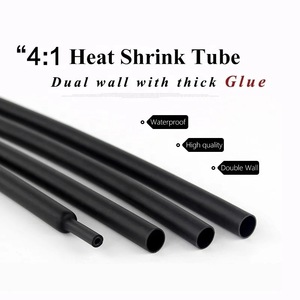 Manchon thermorétractable DINGYUAN 4:1 à double paroi en polyoléfine ignifuge pour l'automobile, avec ligne adhésive - Product Image 4