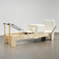 Ensemble Pilates multifonction 5 pièces en bois : Reformer, Cadillac, Ladder Barrel, Correcteur de colonne vertébrale, Chaise Wunda pour studio de yoga et entraînement