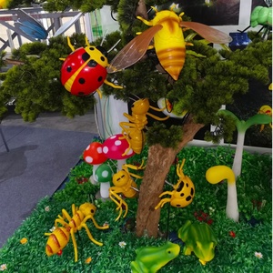 Lumières solaires dynamiques extérieures de motif d'animal d'insecte de libellule de papillon de LED pour l'éclairage au sol décoratif de festival de <span class=keywords><strong>camping</strong></span> de parc - Product Image 6