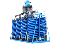Concentrador Espiral para Carbón, Componentes PLC Patentados para Separación de Minerales, Certificado ISO9001, 220V/380V, para Minería