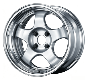 Cerchi Forgiati Monoblocco a 6 Razze con Bordo Profondo da 15/16/17 Pollici, PCD 4*100/4*114.3, Cerchioni Argento Nero con Bordo Lucidato Adatti per <span class=keywords><strong>Auto</strong></span> Classiche e Tuning - Product Image 6