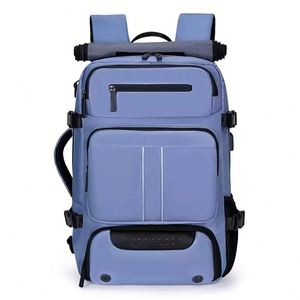 Sac à dos de voyage pour homme, nouvelle mode, léger, imperméable, en tissu Oxford, avec fermeture éclair indépendante pour chaussures, pour l'extérieur - Product Image 4