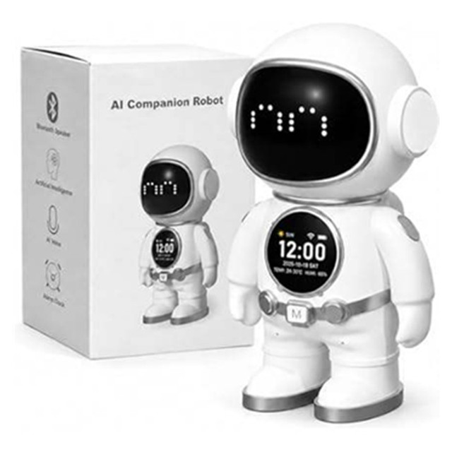 AI Smart Interactive Robot Desktop Children Entertainment Educational Emotional Accompanying Voice Dialogue Enabled Wi-Fi Robot