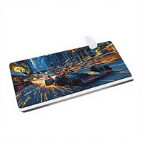 Tapis de souris ergonomique en caoutchouc antidérapant pour PC Gaming, design voiture de course stylé, 400x900mm, idéal pour ordinateur portable et bureau, prix usine