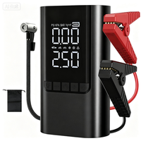 Démarreur de batterie de voiture compact avec compresseur d'air, 8000 mAh, 150 PSI, -20 ℃ ~+60 ℃   Fonctionnement à large plage de température