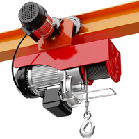 Nouvelle mini-treuil électrique 220V PA avec télécommande sans fil, moteur simple, câble en acier, capacité de levage de 1 tonne, IP65, pour le levage de marchandises