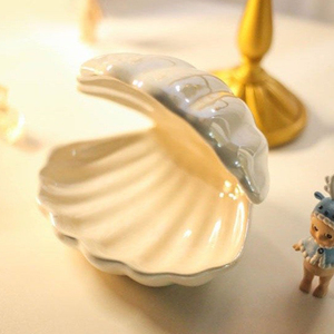 Giá Đỡ Nhẫn Bằng Gốm Vỏ Gốm Màu Hồng Trang Trí Nhà Cửa - Product Image 6