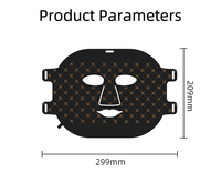 Dispositif de soins de la peau doux voyage utiliser tout le visage anti-rides 630nm 830nm marque OEM ODM Silicone LED masques masque de thérapie par la lumière rouge