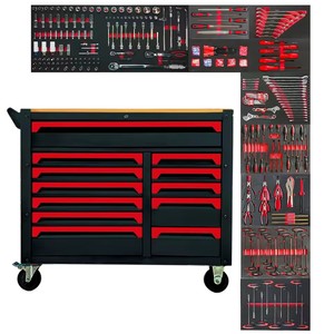 Changze TC-20 471pcs Stainless Steel <b>Tool</b> Trolley 12 <b>Drawers</b> Customizable OEM Workbench Auto Repair Garage Warehouse - Product Image 1