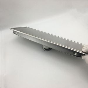 Desagüe de suelo lineal largo para baño, inserto de azulejo invisible oculto Sus304 de acero inoxidable - Product Image 3