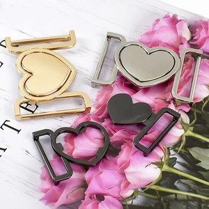 Deepeel Cn412 40Mm DIY Phụ Kiện May Mặc Kẽm Hợp Kim Hình Trái Tim Butt Khóa Quần Áo Áo Khoác Trang Trí Vành Đai Kết Nối Khóa - Product Image 5