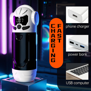 Vibrador <span class=keywords><strong>de</strong></span> Pene Automático, Máquina <span class=keywords><strong>de</strong></span> Masturbación con Succión y Empuje, Control por Aplicación, Masturbador Masculino, Juguete Sexual para Hombres - Product Image 4