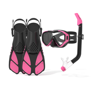 Juego de 3 Piezas de Equipo de Snorkel, Máscara de <span class=keywords><strong>Buceo</strong></span> Ajustable, Aletas de Natación y Tubo de Respiración para Adultos - Product Image 2