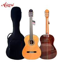 Guitare classique Aiersi Master Luthier, entièrement en cèdre massif, style espagnol vintage, fabriquée à la main, guitare professionnelle
