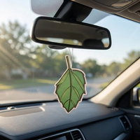 Désodorisant de voiture en papier suspendu en forme de feuille, parfum longue durée de haute qualité, le meilleur désodorisant pour voiture, élimine les odeurs