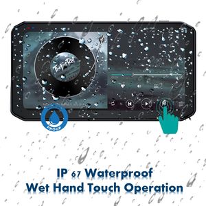 Zmecar 6.25 pouces, réglage automatique de la luminosité, GPS HD, navigateur pour moto, enregistreur de navigation avec CarPlay sans fil et Mirror Link - Product Image 4