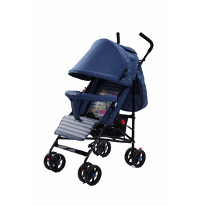 <span class=keywords><strong>Parapluie</strong></span> à baldaquin en lin avec dossier réglable Poussette pliante <span class=keywords><strong>étend</strong></span>ue pour bébé avec panier de rangement - Product Image 3