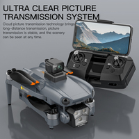 Drone à trois axes avec stabilisateur, positionnement GPS, évitement intelligent des obstacles, longue autonomie, drone RC