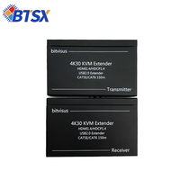 Extendeur KVM haute vitesse sur fibre à latence nulle Extender HDMI 20KM Transmission audio/vidéo/éclairage professionnelle