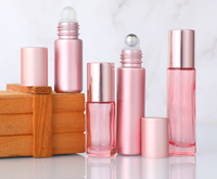 Flacon pulvérisateur de parfum en plastique imprimable avec atomiseur en PP, pompe pulvérisatrice et écran de scellage compte-gouttes