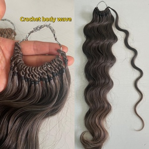 Extensions de <span class=keywords><strong>tresses</strong></span> en fibre haute température de qualité supérieure, ondulées, 24 pouces, 300 g, pré-tressées, soyeuses et rebondissantes, couleur unique - Product Image 4