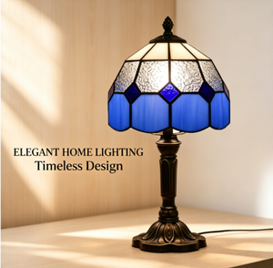 Lampada da Tavolo LED in Vetro Artigianale, Luce Notturna Calda, Lampada Estetica da Comodino per Arredamento Casa e Camera da Letto - Product Image 5