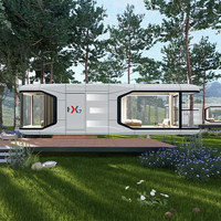 Cabine de bureau personnalisée, cabines préfabriquées, maison modulaire en conteneur, mini-cabine pliable, maison capsule Apple