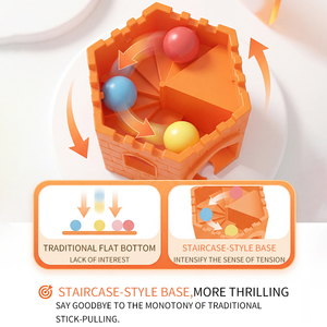 Montessori Balance Stick Tower Game Plastic Family Fun Parent-Child Educational Gift 2-6 Players Challenge - Product Image 6