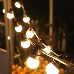G50 Large Round Bubble LED String Light Solar Powered Outdoor Courtyard Decoration 25000 Hours Lifespan - Product Image 4
