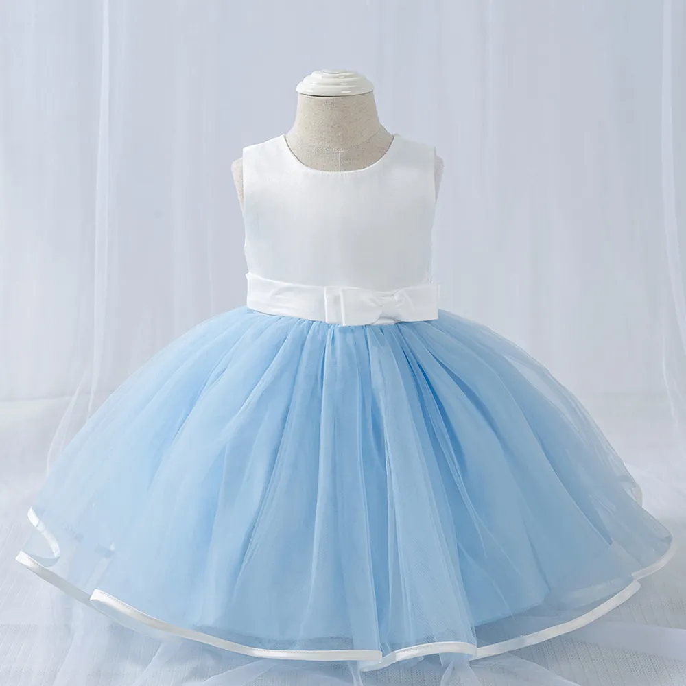 FSMKTZ Little Baby Candy Color Tutu Dress Ball Gown Simple Design Girls Dress Low Price Party Kids Toddler Girl Clothes