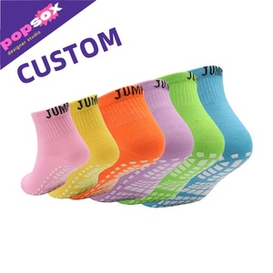 Bông Dành Cho Người Lớn Vớ Thể Thao Không-Trượt Và Thoáng Khí Với Chống Vi Khuẩn Mô Hình Cho Hàng Ngày Yoga Và Trampoline Vớ - Product Image 1