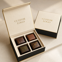 Caja de Chocolate Personalizada de 20 Piezas, Empaque de Regalo Magnético de Lujo con Bandeja Divisora para Bombones y Trufas
