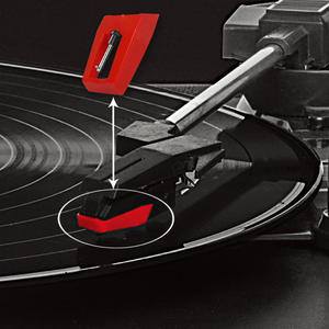 เข็มสไตลัสปลายรูปทรงรูบี้ ผลิตจากอะลูมิเนียมและพลาสติก ทนทาน สไตล์เรโทร สำหรับเครื่องเล่นแผ่นเสียงไวนิล อุปกรณ์เสริมสำหรับเครื่องเล่นแผ่นเสียงที่บ้าน - Product Image 5