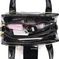 Sac à main Boston de luxe grande capacité pour femme B&Y, motif crocodile, en cuir PU imperméable, sac fourre-tout multicolore