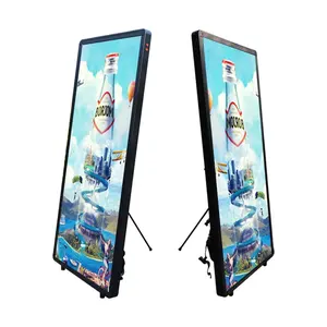 Advertising Billboard Walking Advertising Backpack LCD Advertising Display