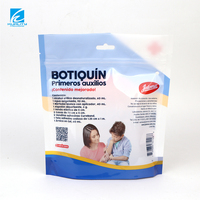 Sac d'emballage médical personnalisé, pochette à fermeture éclair, plastique laminé, résistant à l'humidité, hygiénique, durable, PET/CPP, fournitures médicales