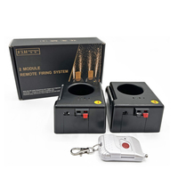 Fuente de Pirotecnia Fría de Doble Canal con Control Remoto de 80m, Sistema de Chispas Eléctricas para Escenarios, Bodas y Fiestas en Interiores y Exteriores