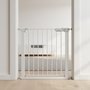 Barrière de sécurité pour bébé à double verrouillage, barrière en métal pour enfants, barrière de sécurité pour escaliers, barrière de sécurité pour animaux domestiques, barrière de sécurité pour chiens - Product Image 6