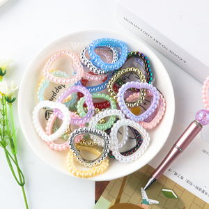 50Pcs Miniature Hollow Lovely Heart Flatback Charms Cabochon Fit Phone Deco Parts DIY Hair Accessories Scrapbook Craft 42mm - Product Image 1