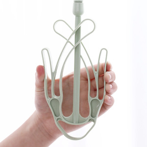 ราวแขวนรองเท้าแบบตะขอคู่พลาสติกอเนกประสงค์สำหรับแขวนเสื้อผ้าสำหรับระเบียงดีไซน์กันลม - Product Image 3