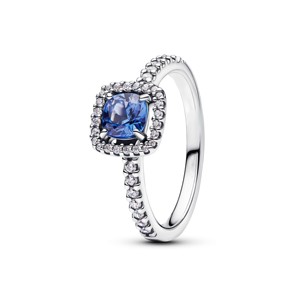 Anillo <span class=keywords><strong>de</strong></span> Plata <span class=keywords><strong>de</strong></span> Ley S925 con Halo Cuadrado Brillante <span class=keywords><strong>de</strong></span> <span class=keywords><strong>Pandora</strong></span>, Anillo <span class=keywords><strong>de</strong></span> Circonita <span class=keywords><strong>para</strong></span> <span class=keywords><strong>Mujer</strong></span>, Joyería Fina - Product Image 4
