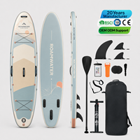 Équipement de paddle surf gonflable tout-en-un avec chambre à air haute pression et maintien de forme supérieur
