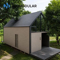 Villa de luxe au design moderne, maison préfabriquée à structure en acier en forme de A, installation rapide, bureau, bâtiment préfabriqué